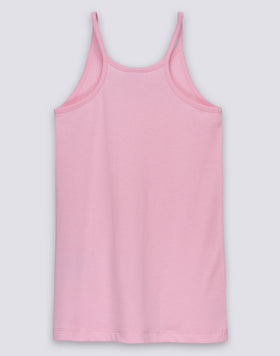 SLEEVELESS GIRLS' DRESS WITH LOGO