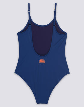 GIRLS' ONE-PIECE SWIMSUIT WITH BEADS