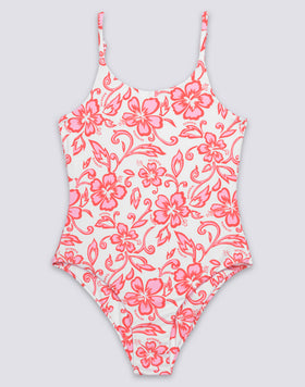 SK23 PRINTED GIRLS' ONE-PIECE SWIMSUIT