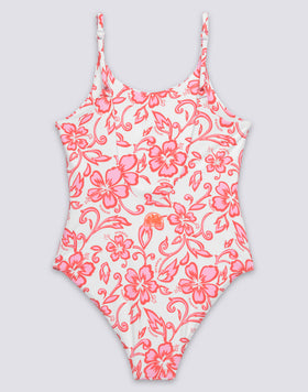 SK23 PRINTED GIRLS' ONE-PIECE SWIMSUIT