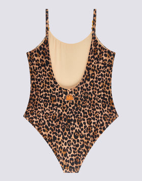 COSTUME INTERO BAMBINA STAMPA LEOPARDATA