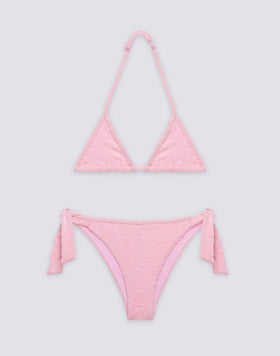 MINI BIKINI EN ÉPONGE JACQUARD AVEC MOTIF SK23