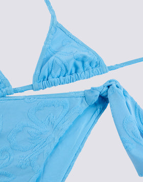 MINI BIKINI EN ÉPONGE JACQUARD AVEC MOTIF SK23