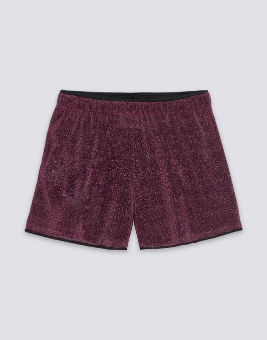 SHORTS DE MARCHE ÉLASTIQUES POUR FILLE EN LUREX