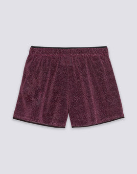 PANTALONES CORTO ELÁSTICOS DE NIÑA EN LUREX