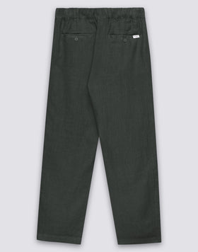 PANTALONI UOMO A VITA ELASTICATA IN LINO