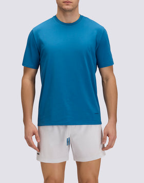 CAMISETA DE CUELLO REDONDO PARA HOMBRE EN JERSEY TÉCNICO