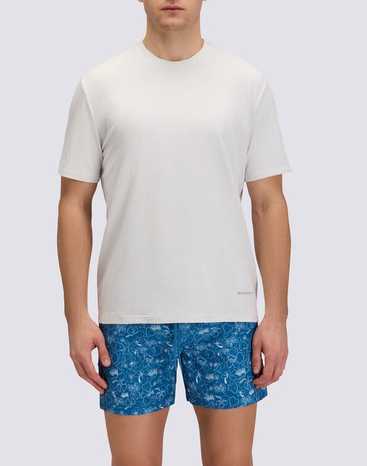 CAMISETA DE CUELLO REDONDO PARA HOMBRE EN JERSEY TÉCNICO