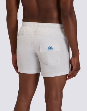 BAÑADOR CORTO CON CINTURA ELÁSTICA GOLDENWAVE TINTA UNITA 4WAY STRETCH