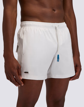 BAÑADOR CORTO CON CINTURA ELÁSTICA GOLDENWAVE TINTA UNITA 4WAY STRETCH