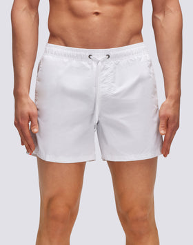 SHORT SWIM SHORTS WITH AN ELASTICATED WAISTBAND ICONIC TAFFETA