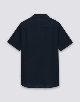 MEN'S SHORT-SLEEVED LINEN SHIRT