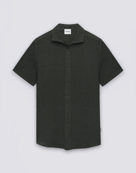 MEN'S SHORT-SLEEVED LINEN SHIRT