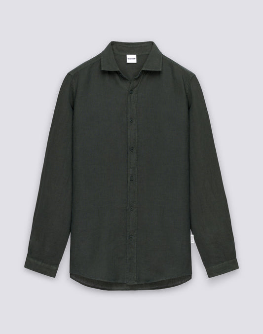 CAMICIA DA UOMO IN LINO TINTO CAPO