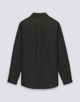MEN'S GARMENT-DYED LINEN SHIRT