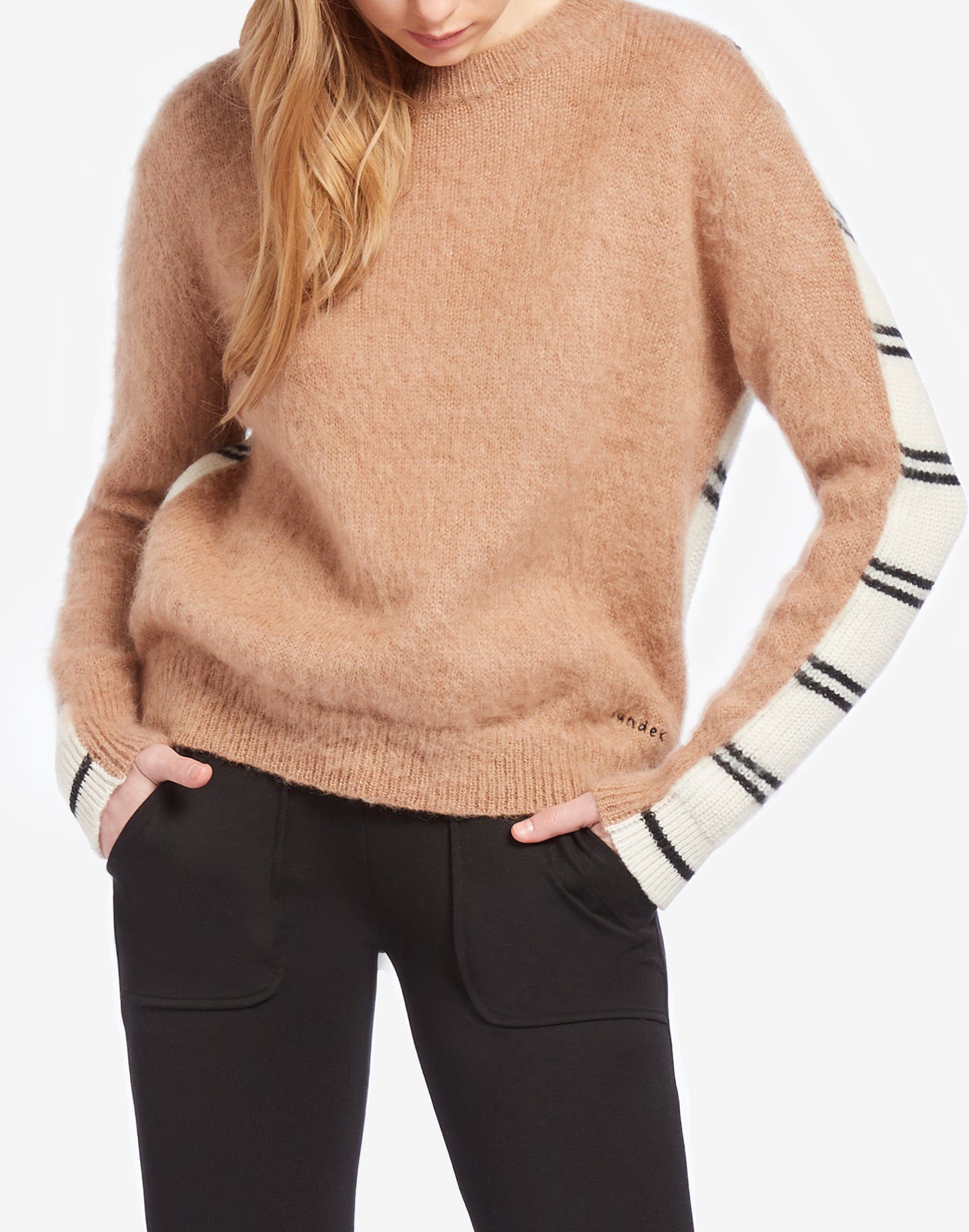 STRIPED MOHAIR JUMPER