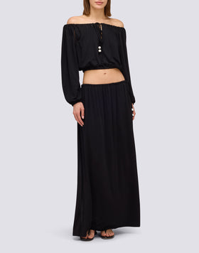 FALDA LARGA DE PUNTO AJUSTABLE