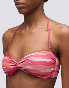 QUARTZ - ABSTRACT WAVE MOTIF BAND TOP