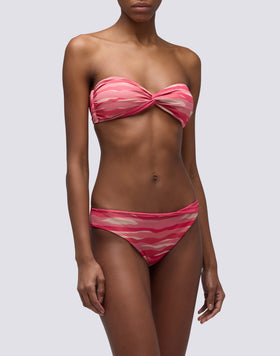 QUARTZ - ABSTRACT WAVE MOTIF BAND TOP