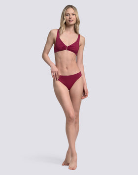 BRALETTE BIKINI TOP WITH RHINESTONES