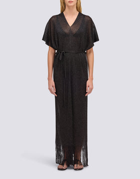 KAFTANO LARGO CON ESCOTE EN V