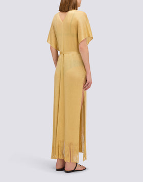 LONG KAFTAN WITH V-NECK