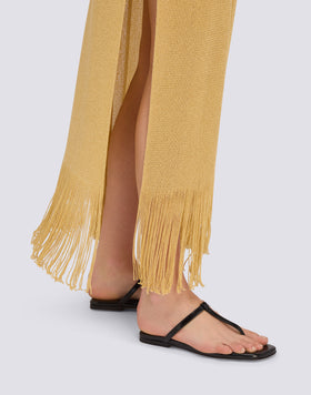 LONG KAFTAN WITH V-NECK