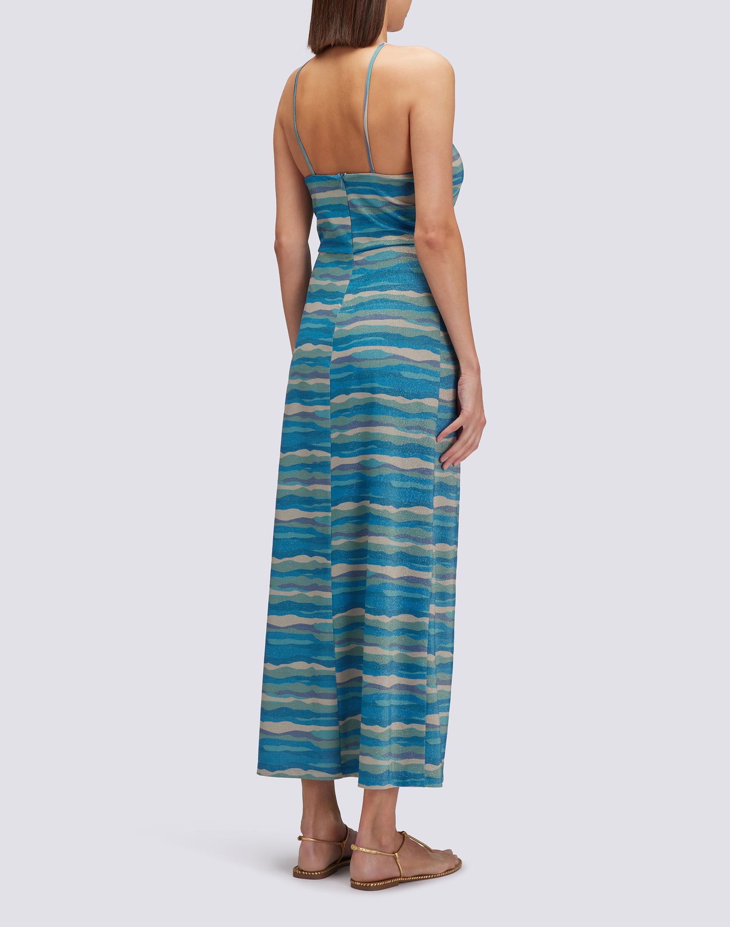 LUREX EFFECT LONG DRESS