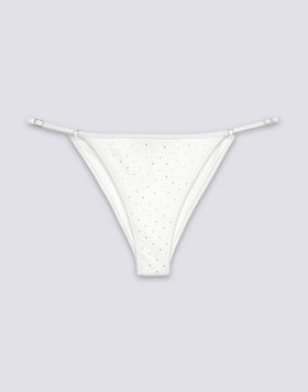 KERR - HIGH-CUT BRIEF WITH RHINESTONES