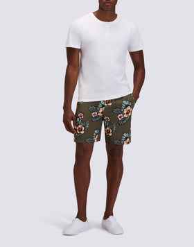 WALKSHORT UOMO STAMPATO IN VISCOSA POPELINE