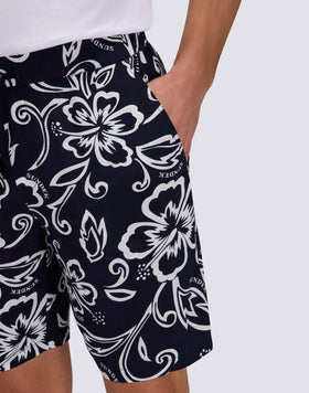 MEN'S PRINTED VISCOSE POPLIN WALKSHORT