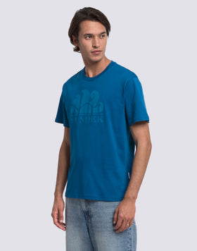 ROUND NECK T-SHIRT WITH LOGO PRINT