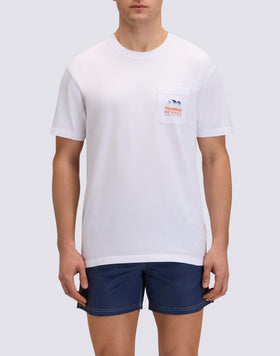 NEW HERBERT CREW NECK T-SHIRT WITH MAXI LOGO