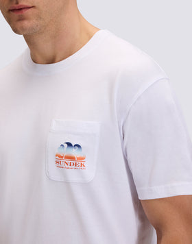 NEW HERBERT CREW NECK T-SHIRT WITH MAXI LOGO