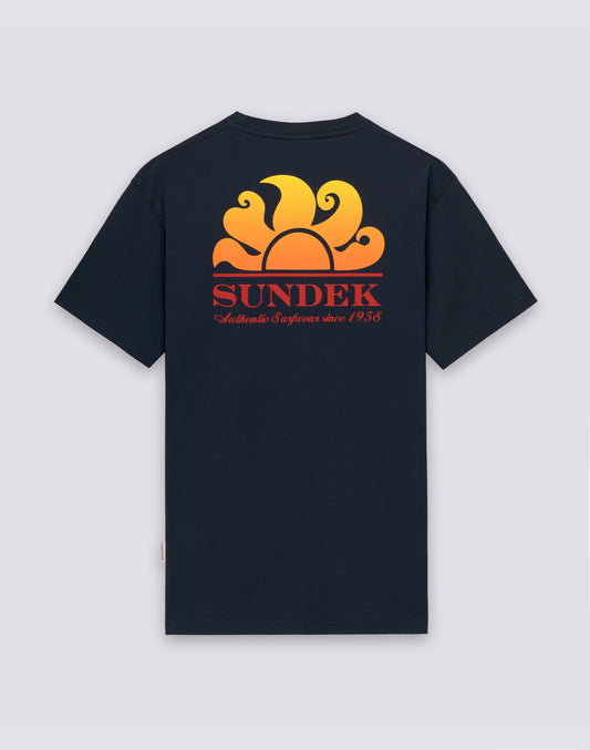 NEW HERBERT CREW NECK T-SHIRT WITH  MAXI-LOGO