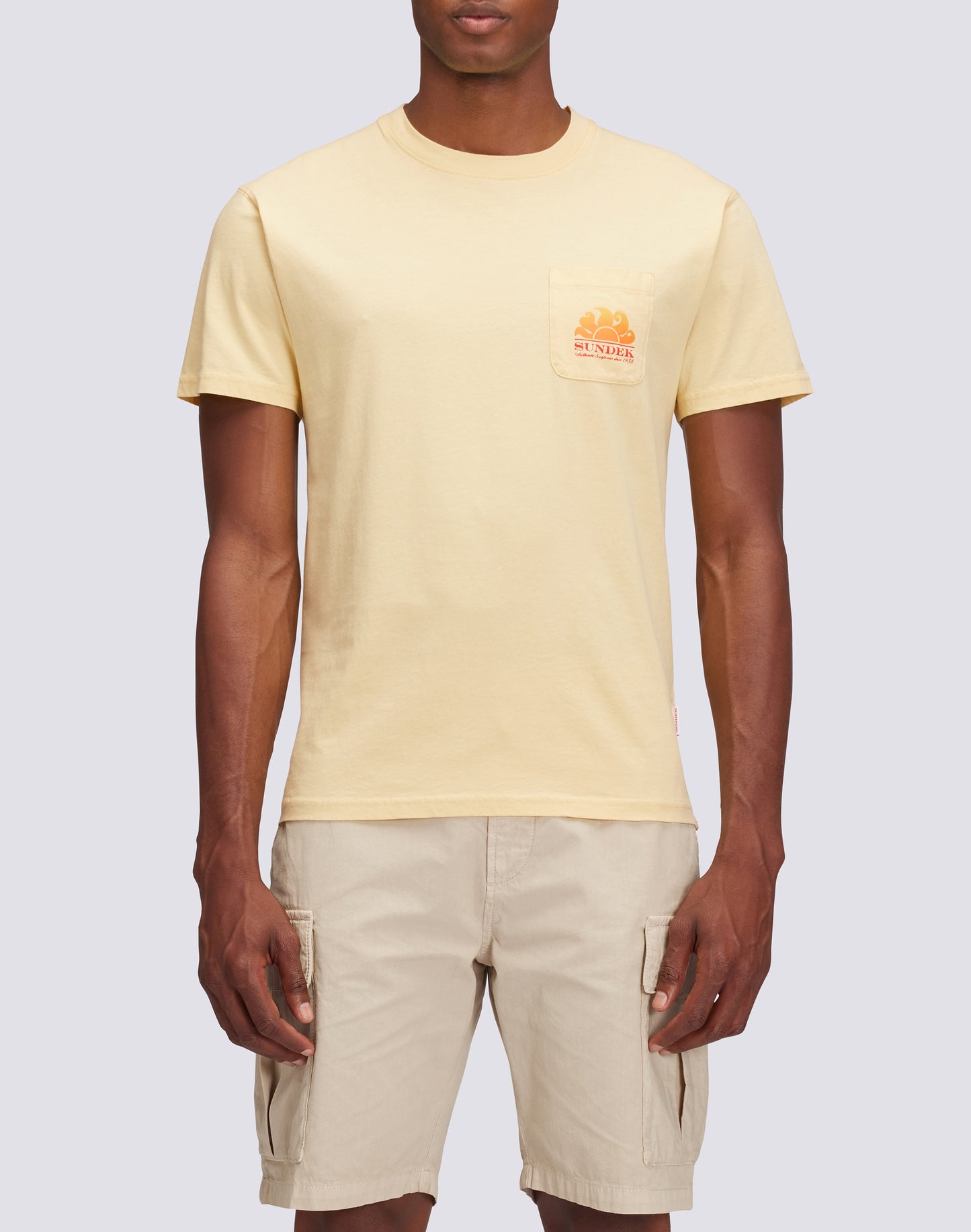 NOUVEAU T-SHIRT COL RAS DU COU HERBERT AVEC LOGO MAXI