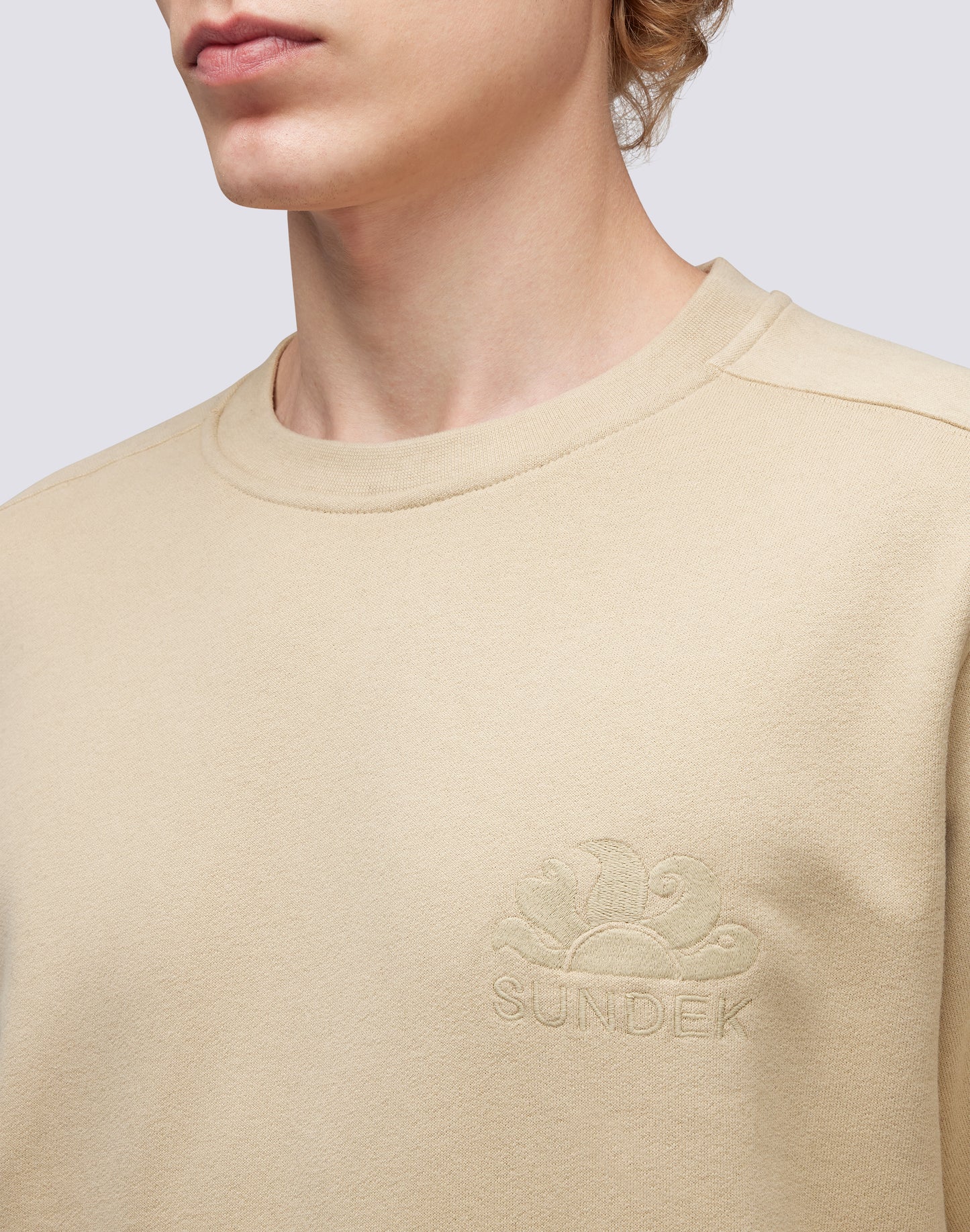 CREW NECK BRUSHED SWEATSHIRTS