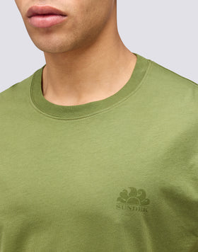 T-SHIRT À COL ROND AVEC LOGO