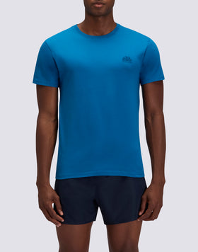 T-SHIRT À COL ROND AVEC LOGO