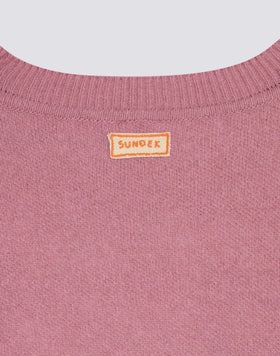 MAGLIONE UNISEX A GIROCOLLO JACQUARD MOTIVO ASTRATTO