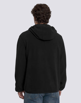 MEN'S FULL ZIP FLEECE JACKET WITH HOOD
