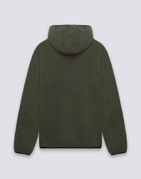 GIACCA UOMO IN PILE FULL ZIP CON CAPPUCCIO