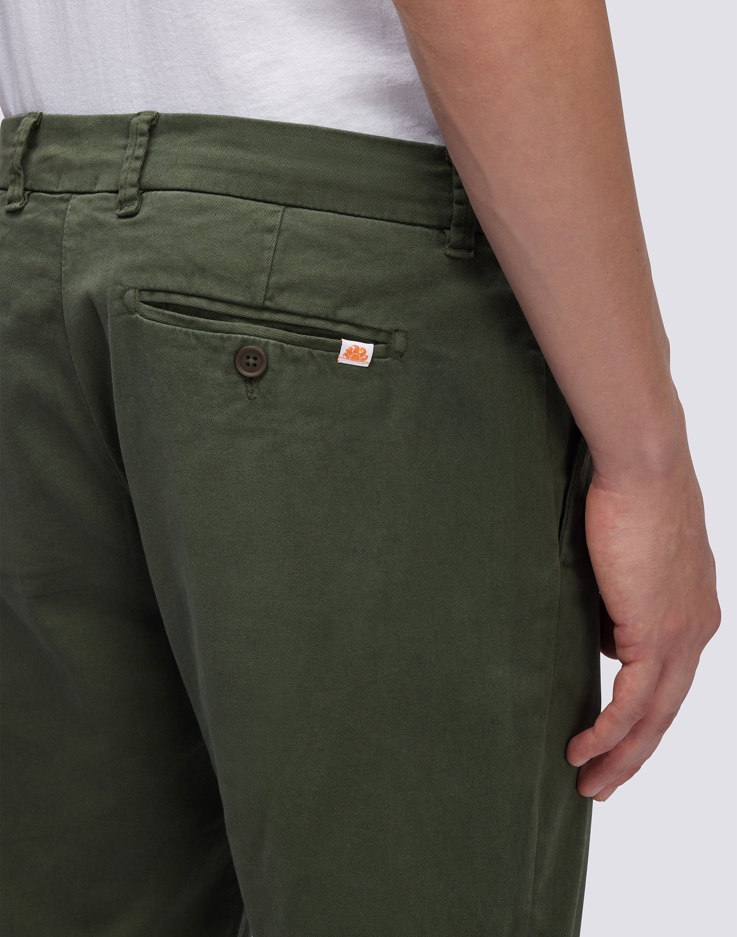 PANTALONI IN TWILL DI COTONE HARLAND