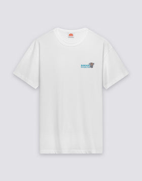 MEN'S CREW NECK T-SHIRT WITH SUNDEK CALIFORNIA 1958 PRINT AND EMBROIDERY
