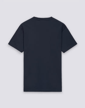 MEN'S CREW NECK T-SHIRT WITH VERTICAL LOGO PRINT