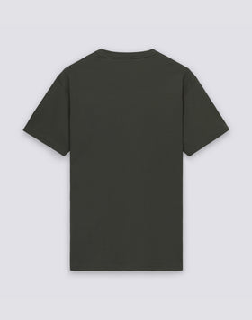 MEN'S CREW NECK T-SHIRT WITH VERTICAL LOGO PRINT