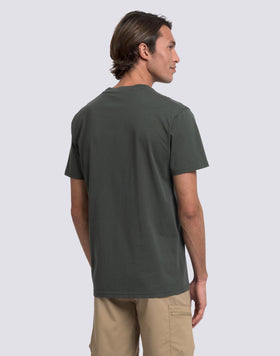 MEN'S CREW NECK T-SHIRT WITH EMBOSSED LOGO
