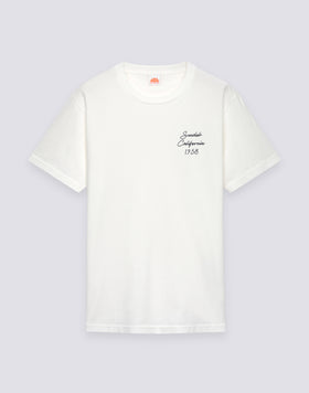 T-SHIRT UOMO A GIROCOLLO CON RICAMO SUNDEK CALIFORNIA 1958