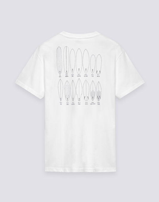 T-SHIRT UOMO A GIROCOLLO CON STAMPA OLD SCHOOL SURF