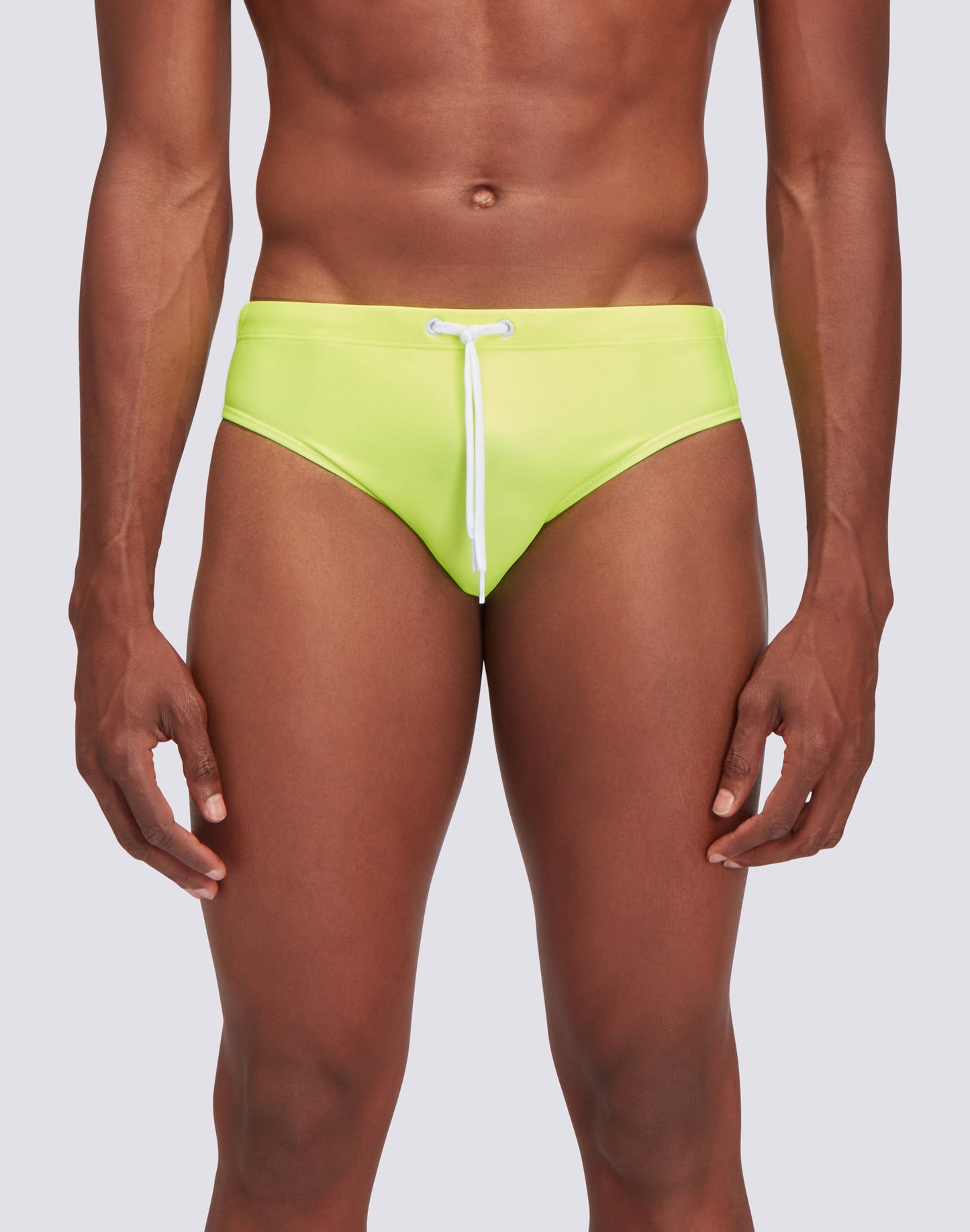 LEONARDO SWIMMING BRIEF LOGO PRINT